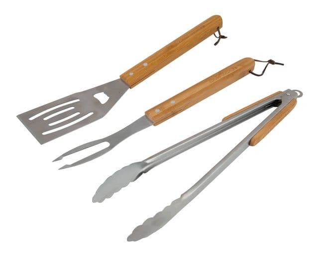 Campingaz Barbecue Universal Utensil Kit Spatula, Tongs & Fork, Cooking Accessories, Camping outdoor cooking Accessories - Grasshopper Leisure