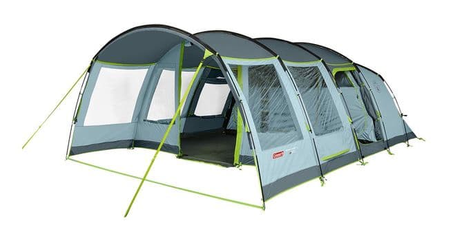 Coleman Meadowwood 6L Blackout Family Camping Tent PACKAGE (NEW 2022) - Grasshopper Leisure