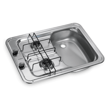 DOMETIC HS 2420 GAS HOB AND SINK Combination Unit - Left or Right Hand