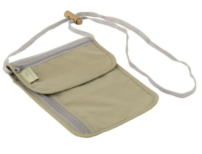 Easy Camp Neck Wallet, Travel passport money bag for holiday camping outdoor - Grasshopper Leisure