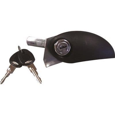 FLAP LOCK BLACK & WHITE, Caravan & Motorhome Locks, Safety & Security - Grasshopper Leisure