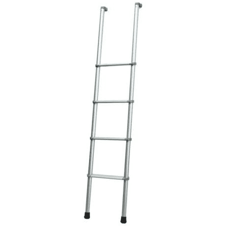 RV Bunk Ladder 60 Black or Silver Color Options Silver, with Mounting Brackets Optional Mounting Brackets Aluminum 