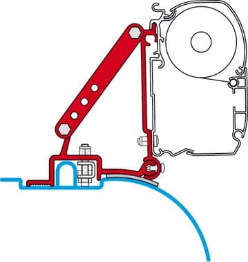 Fiamma F45 Awning Adapter Kit - Ducato Before 2006 (High Roof)