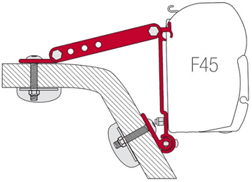 Fiamma F45 Awning Adapter Kit - Kit Wall Adapter
