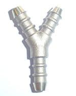Gas Connector 8mm Nozzle Y Piece