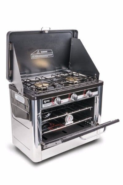 Kampa Roast Master Double Gas Hob & Oven, Portable Camping Stove Oven - Grasshopper Leisure