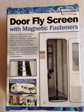 Leisurewize Door Fly Screen with Magnetic Fasteners
