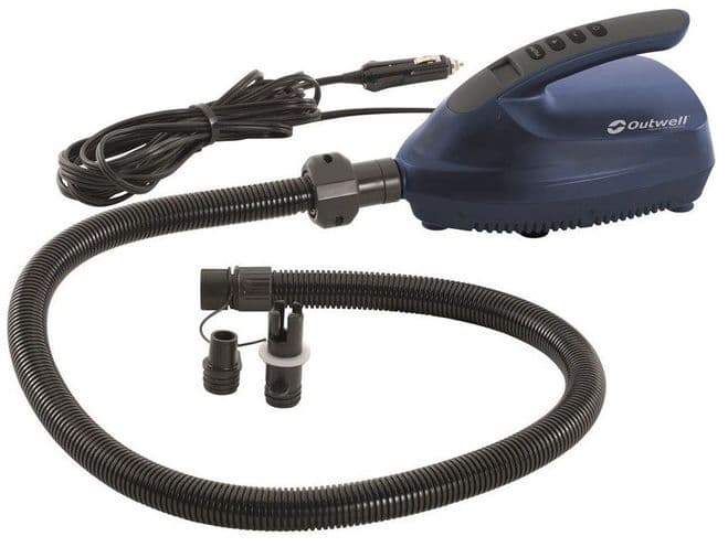 Outwell SQUALL TENT PUMP 12V, Electrical pump for inflating tents, Air Pump for air awnings, inflatables & SUP's and more  - Grasshopper Leisure