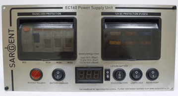 Sargent Silver EC160 Power Supply Unit Deluxe - Horizontal