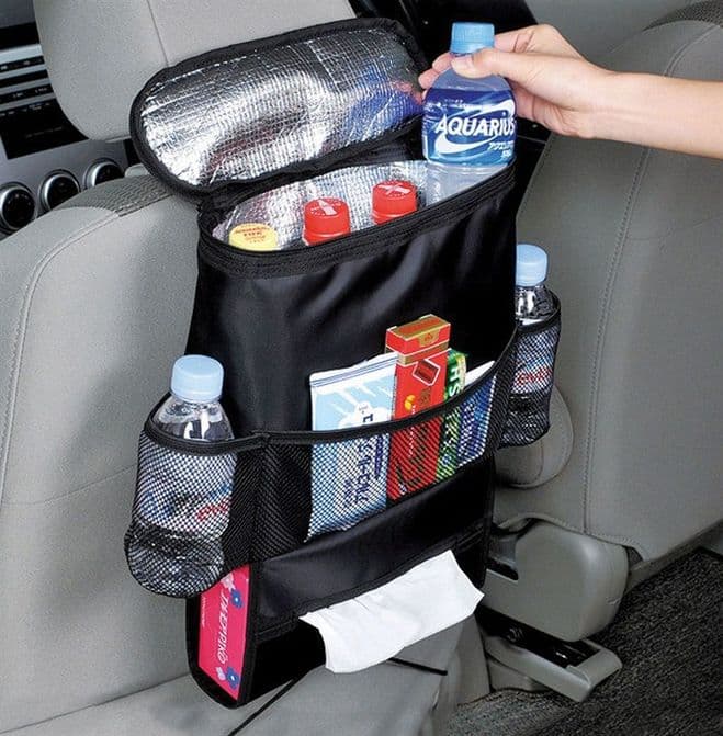 Streetwize Seat Organiser with Cool Bag, Vehicle Storage and Organiser - Grasshopper Leisure